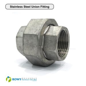 Union 304 Stainless Steel Fitting 1/4' Inch / 3/8' Inch / 1/2' Inch