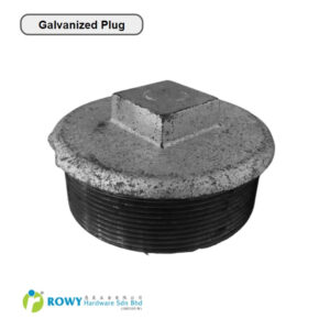 Galvanized Pipe Connectors GI Plug For 1/2 Inch To 4 Inch