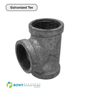 1/2 Inch To 4 Inch GI Tee For Galvanized Pipe Connectors