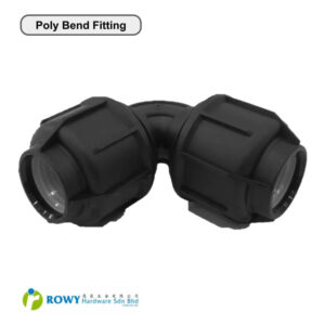Poly Equal Bend Pipe Fitting 20mm 110mm HDPE Elbow Sirim Non Sirim PN16