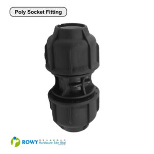 Poly Pipe Socket 20mm 110mm HDPE Socket Pipe Fitting Sirim Non Sirim PN16