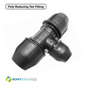HDPE Reducing Tee Poly Pipe Connector Sirim Or Non Sirim PN16 25mm x 20mm To 110mm x 90mm